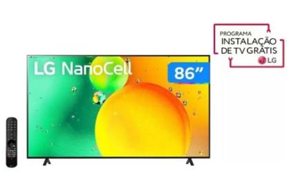 Imagem de SMART TV 86" 4K LED NANOCELL 120HZ AI PROCESSADOR WI-FI BLUETOOTH HDR LEXA