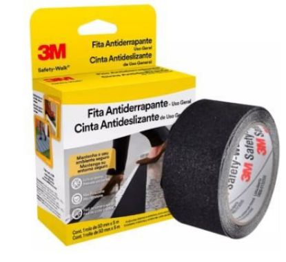 Imagem de FITA ADESIVA ANTIDERRAPANTE 50MM X 5M PRETA