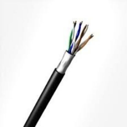 Imagem de CABO REDE CAT5E PVC 4PAR 24AWG PRETO 