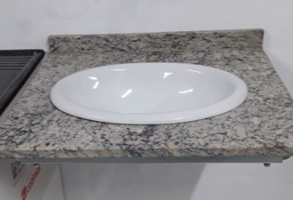 Imagem de LAVATORIO DE PLASTICO 36X24 BRANCO C/ VALVULA