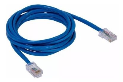 Imagem de PATCH CORD U/UTP LSZH RJ45 CAT6 AZUL 5M