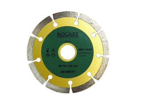 Imagem de DISCO DE CORTE DIAMANTADO 4" 110 X 20MM SEGMENTADO