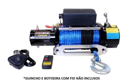 Imagem de KIT COMPLETO CONTROLE REMOTO P/ GUINCHO 12.000 / 15.000 LB