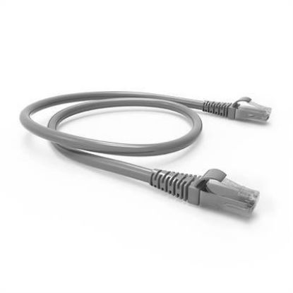 Imagem de PATCH CORD U/UTP CM CONECTOR RJ45 5E CINZA 2,5 M