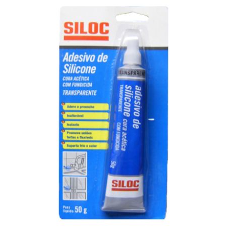 Imagem de SILICONE USO GERAL 50G TRANSPARENTE ACETICO