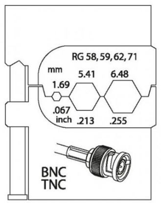 Imagem de INSERTO PARA CONEXÃO COAXIAL