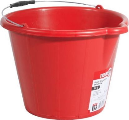 Imagem de BALDE DE PLASTICO 12L   EXTRAFORTE  VERMELHO  