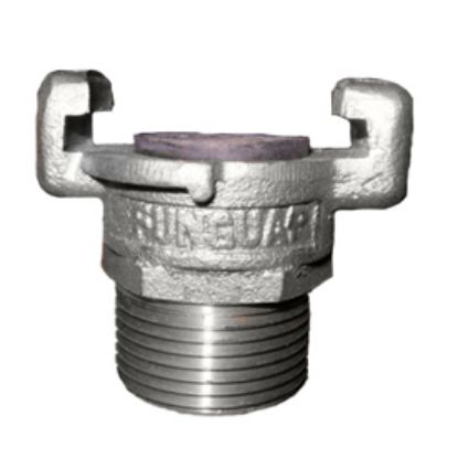 Imagem de ENGATE RAPIDO UNIVERSAL DE ACO CARBONO ROSCA EXTERNA 3/4"