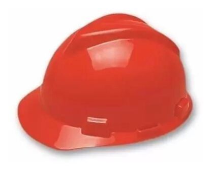 Imagem de CAPACETE ABA FRONTAL V-GARD CLASSE B C/ JUGULAR VERMELHO