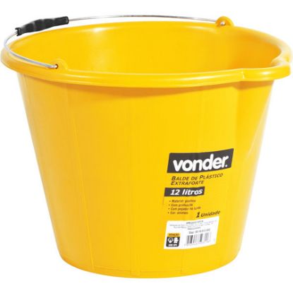 Imagem de BALDE DE PLASTICO 12L   EXTRAFORTE  AMARELO   