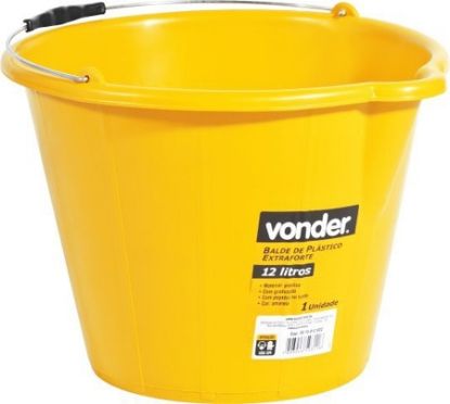 Imagem de BALDE DE PLASTICO 12L   EXTRAFORTE  AMARELO   