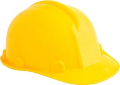 Imagem de CAPACETE C/ABA FRONTAL  AMARELO  (SELO INMETRO)  