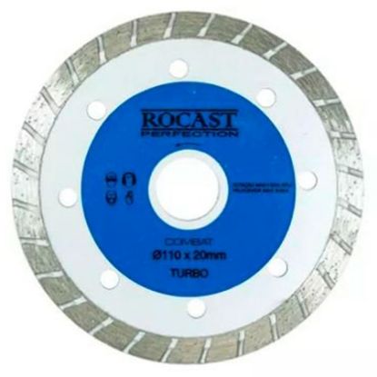 Imagem de DISCO DE CORTE DIAMANTADO   4" 110 X 20 MM  LINHA COMBAT TURBO