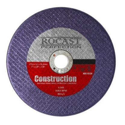 Imagem de DISCO DE CORTE   4 1/2" X 1/8" X 7/8" 177,8 X 3,2 X 22MM CONSTRUCTION