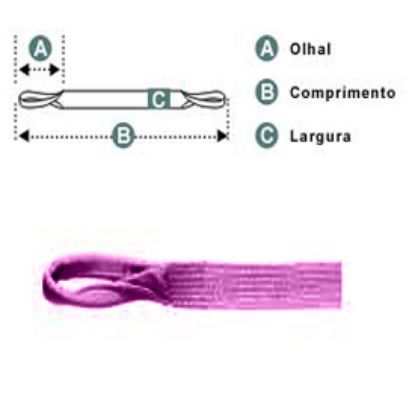 Imagem de CINTA DE POLIESTER TIPO SLING FS 71 1T X 2,00M