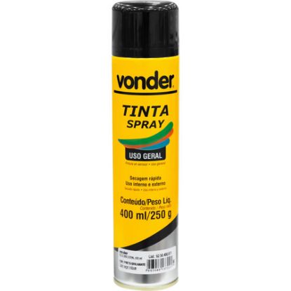 Imagem de TINTA SPRAY PRETO BRILHANTE 400ML