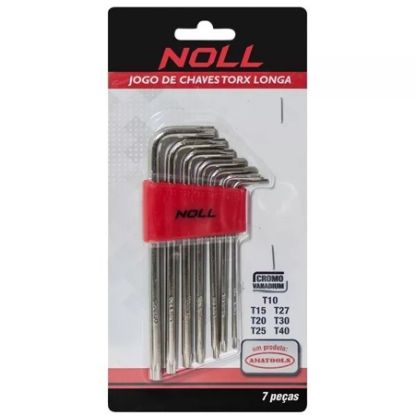 Imagem de JOGO CHAVE TORX LONGA T10 A T40 7 PCS