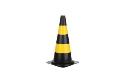 Imagem de CONE PRO SAFETY 50 CM - PRETO/AMARELO