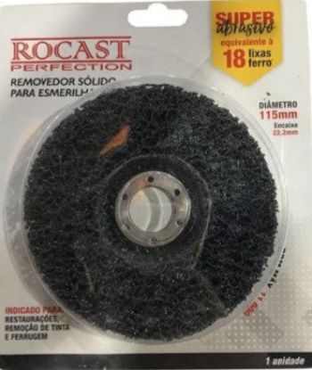 Imagem de DISCO REMOVEDOR  4" 150MM HASTE 6MM P/ REMOÇÃO DE ADESIVO E EMBLEMAS AUTOMOTIVOS PARA FURADEIRA