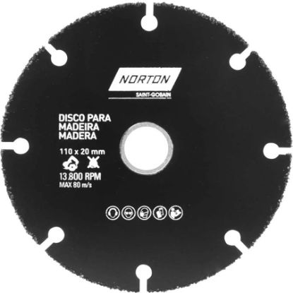 Imagem de DISCO DE CORTE   4" 110 X 1 X 20MM P/ MADEIRA