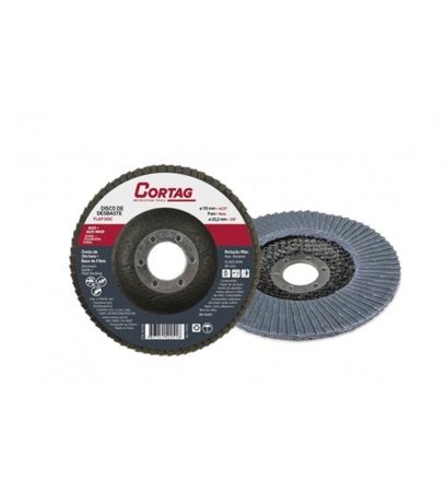 Imagem de DISCO FLAP  4 1/2" X 7/8" 115 X 22MM GRAO   40 P/ DESBASTE