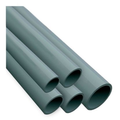 Imagem de ELETRRODUTO RIGIDO DE PVC S/ ROSCA CINZA  3/4" 3000MM