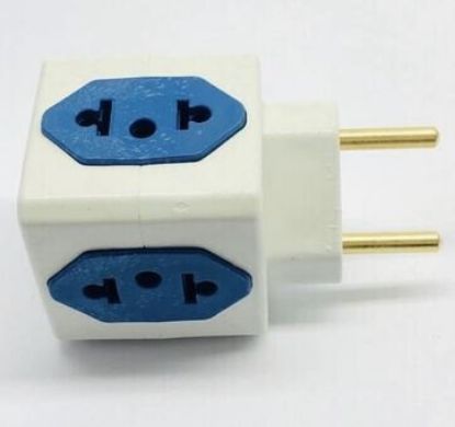 Imagem de ADAPTADOR BENJAMIM PARA TOMADA TIPO CUBO CUBO 10 AMP