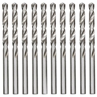 Imagem de BROCA   5/32" POLIDA HASTE CILINDRICA HSS P/ METAL 10 PCS 