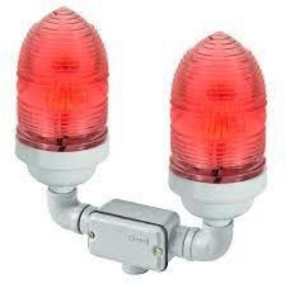 Imagem de SINALIZADOR LED DUPLA  ASL-2/VM 16CD 2X 7W 110V VERMELHO