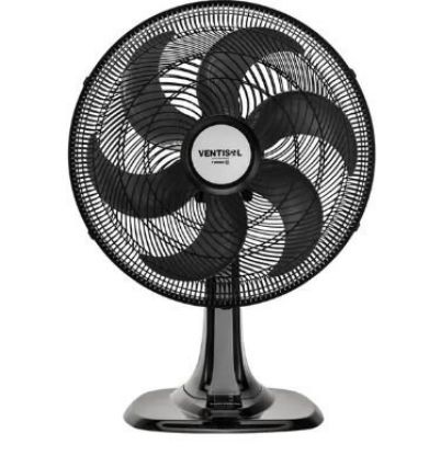 Imagem de VENTILADOR DE MESA OSCILANTE TURBO 6P 40CM PRETO 127V PREMIUM