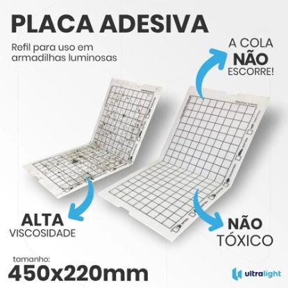 Imagem de ARMADILHA ADESIVA ARANDELA NEW FLEX 45 127/220V BRANCA