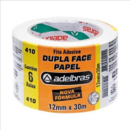 Imagem de FITA DUPLA FACE PAPEL FLOW PACK 12MM X 30M