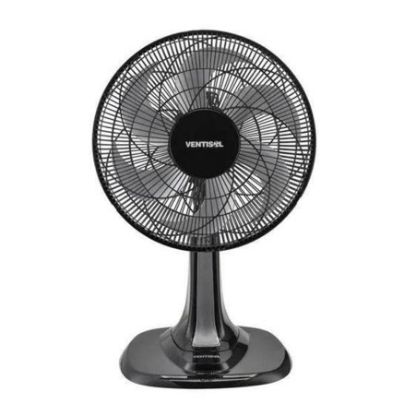 Imagem de VENTILADOR DE MESA OSCILANTE TURBO 6P 30CM PRETO 127V PREMIUM 