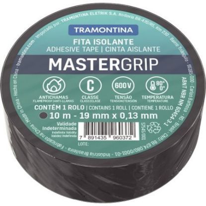 Imagem de FITA ISOLANTE EM TERMOPLASTICO PRETA 10 METROS  0, 13MM X 19MM