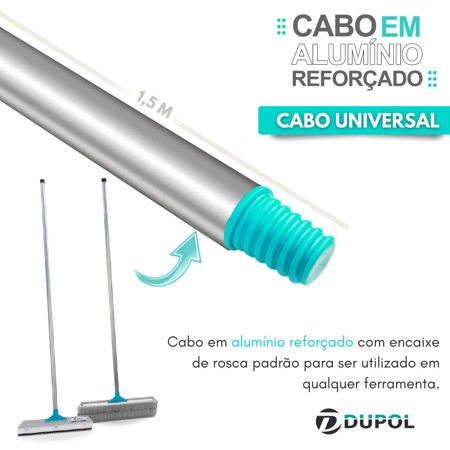 Imagem de CABO DE ALUMINIO REFORCADO 1,50M