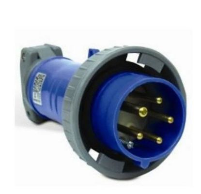 Imagem de PLUGUE DE ENERGIA INDUSTRIAL MACHO 2 POLOS + TERRA 16A 220-240V AZUL