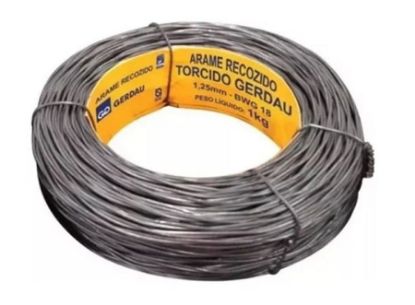 Imagem de ARAME RECOZIDO TORCIDO BWG18 1,25MM 1KG