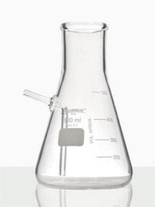 Imagem de FRASCO DE VIDRO BOROSILICATO 500ML P/ TITULACAO ASTM D 3242