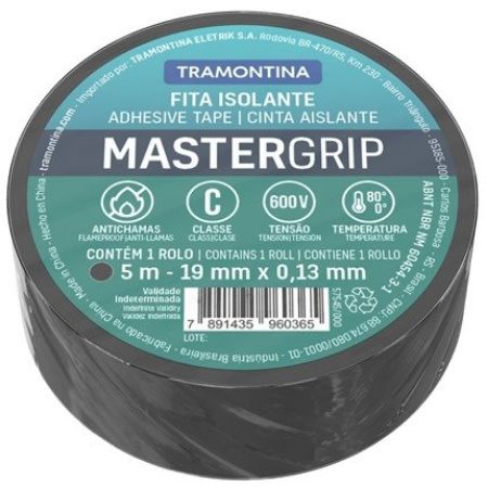 Imagem de FITA ISOLANTE EM TERMOPLASTICO PRETA 5M X 0,13MM X 19MM