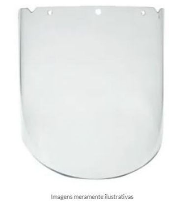 Imagem de VISOR FACIAL POLICARBONATO INCOLOR P/ PROTETOR VGARD 240 FOG