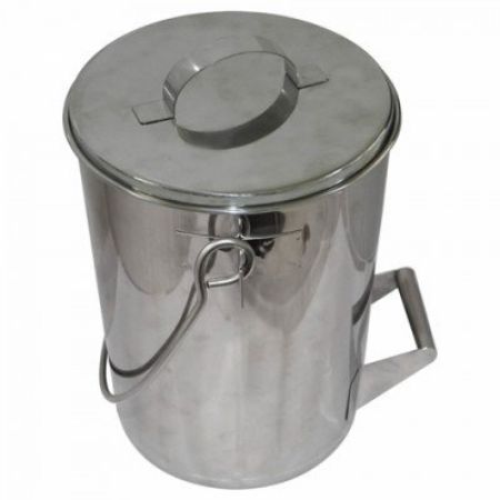 Imagem de BALDE INDUSTRIAL C/ TAMPA EM ACO INOX AISI 304 50.000ML