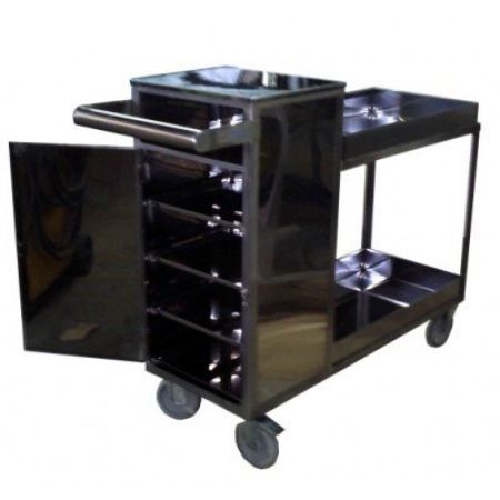 Imagem de CARRINHO EM ACO INOX P/ DISTRIBUICAO DE LANCHES 115CM X 430MM X 1.000MM