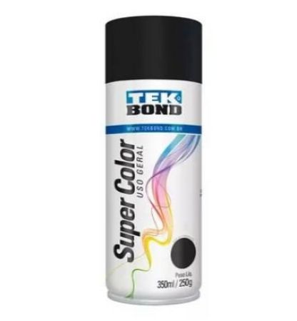 Imagem de TINTA SPRAY USO GERAL 350ML PRETO FOSCO