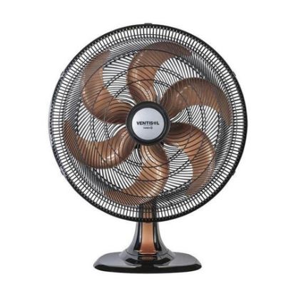 Imagem de VENTILADOR DE MESA OSCILANTE TURBO 6P 50CM BRONZE 127V PREMIUM