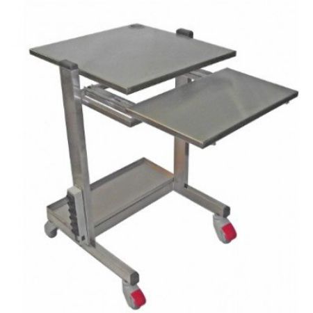 Imagem de MESA DE TRABALHO EM ACO INOX P/ AREA LIMPA  85CM X 45CM X 80CM