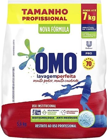 Imagem de SABAO EM PO OMO PROFISSIONAL 5,6 KG LAVAGEM PERFEITA