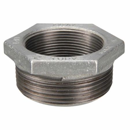 Imagem de BUCHA REDUCAO GALVANIZADA 1" X 3/4" NPT 150 WP 300PSI