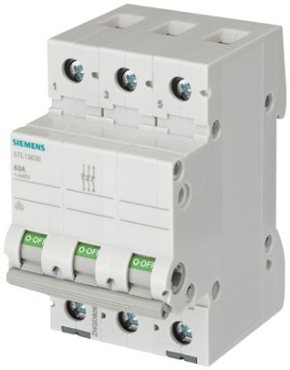 Imagem de INTERRUPTOR SECCIONADORA TRIPOLAR 63A 440V 10KA 