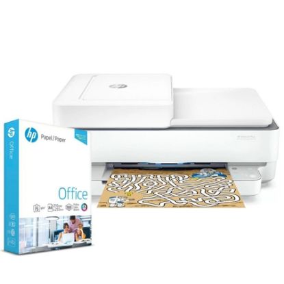 Imagem de IMPRESSORA MULTIFUNCIONAL DESKJET INK ADVANTAGE 6476 + PAPEL SULFITE OFFICE A4 75G 210MM X 297MM