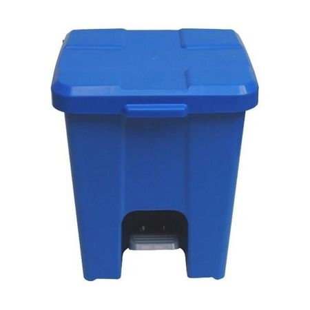 Imagem de LIXEIRA PLASTICA QUADRADA  25L C/ PEDAL  ( C/ 04 UND DESMONTADAS)  AZUL